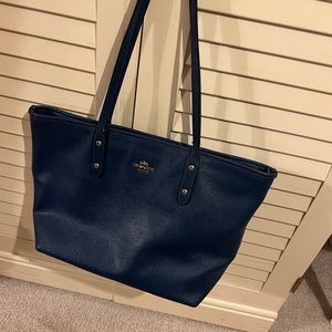 Coach Navy Blue Purse